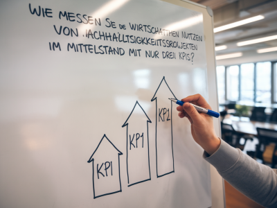 Wie messen sie den wirtschaftlichen nutzen von nachhaltigkeitsprojekten im mittelstand mit nur drei kpis