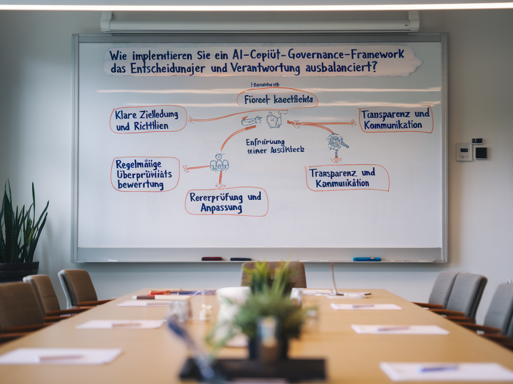 Wie implementieren sie ein ai‑copilot‑governance‑framework, das entscheidungsautonomie und verantwortung ausbalanciert