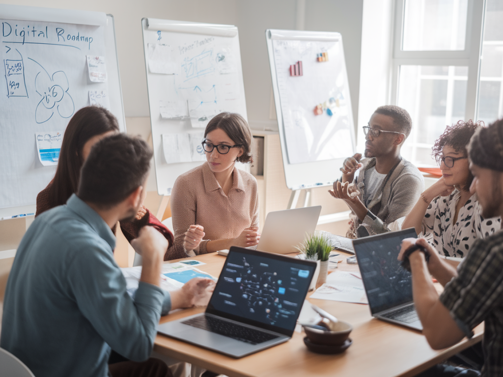 Wie entwickeln sie eine digitale roadmap, die erste 90 tage ergebnisorientiert priorisiert