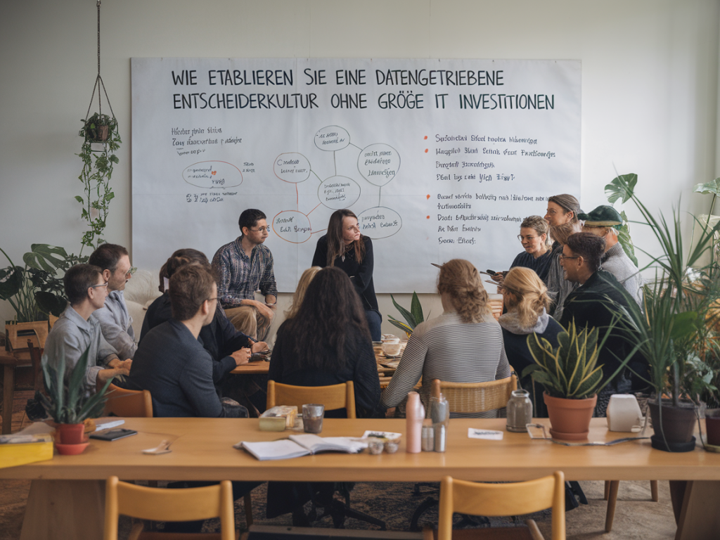Wie etablieren sie eine datengetriebene entscheiderkultur ohne große it-investitionen