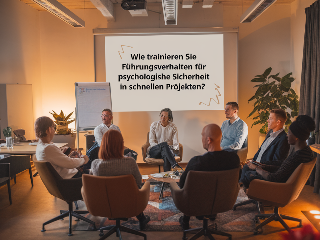 Wie trainieren sie führungskräfte für psychologische sicherheit in schnelllebigen projekten